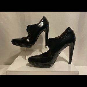 Marni Flats Slingback Wood Brown Leather